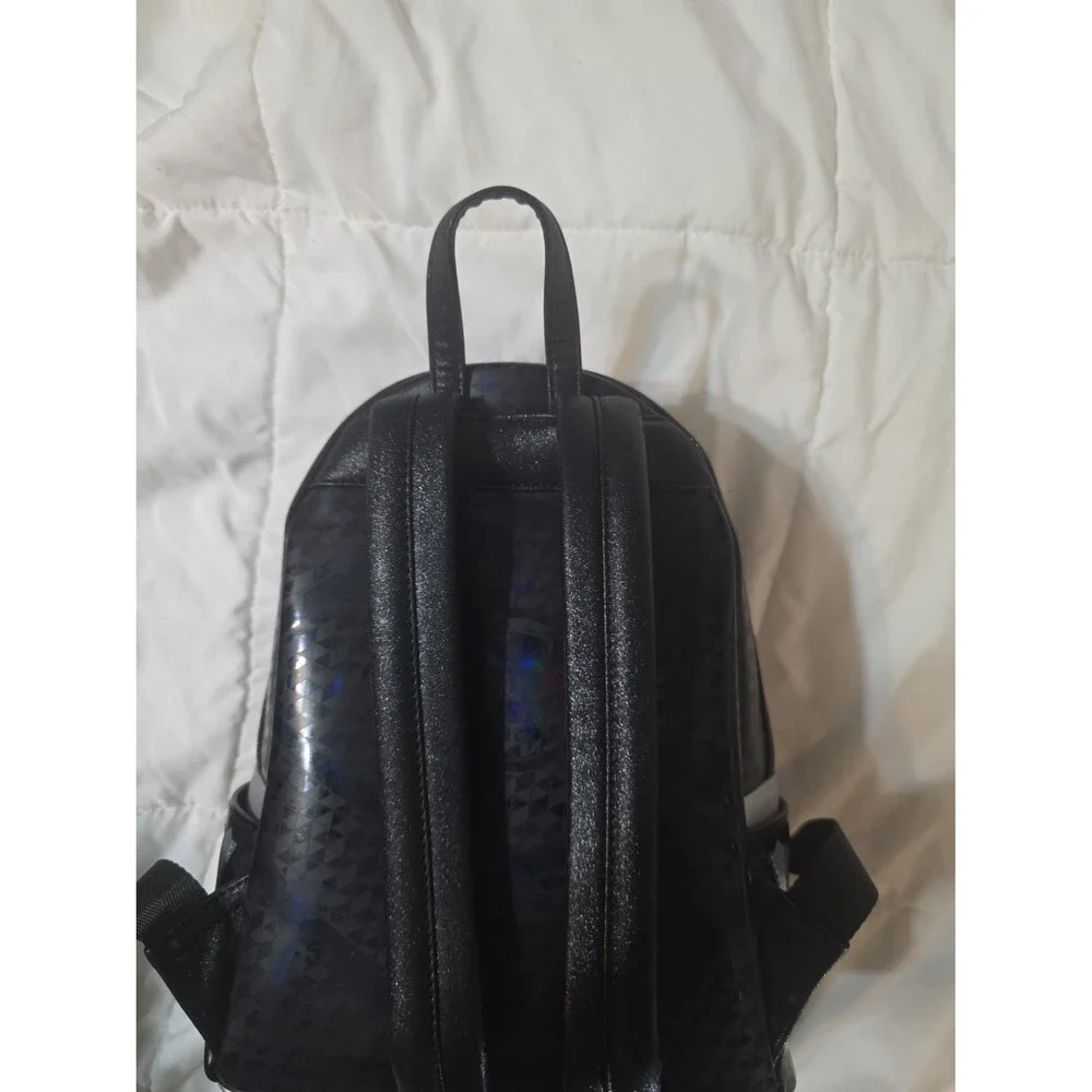 NWOT Black Panther Inspired Holographic mini Backpack bookbag purse tote!
